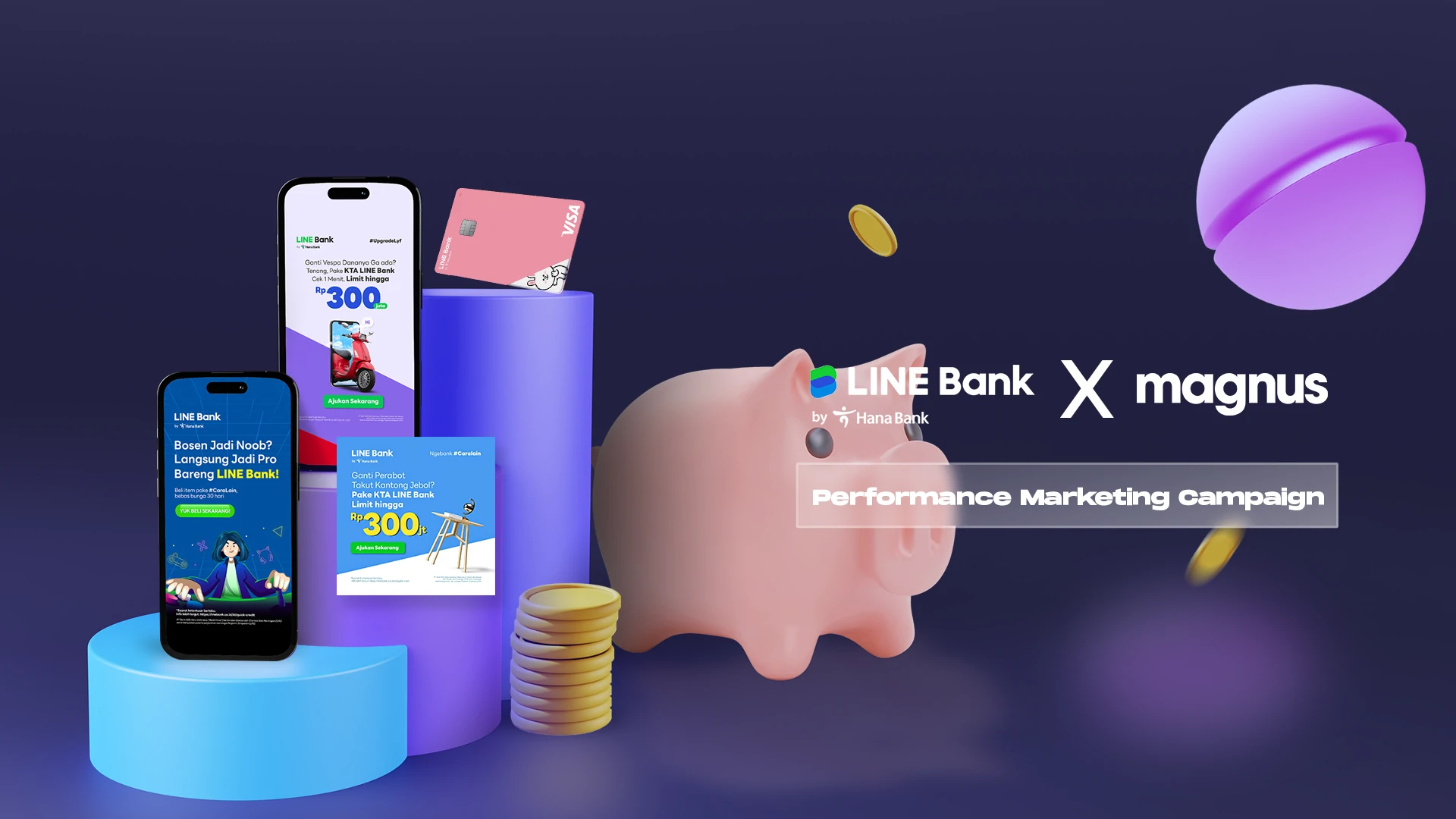 line bank x magnus